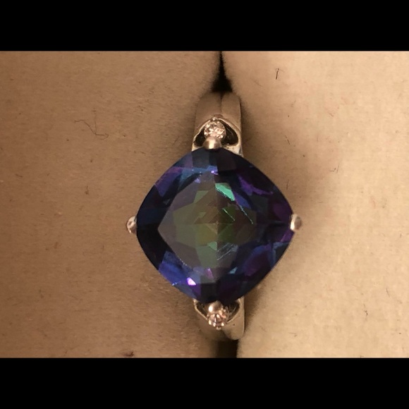 Sterling Silver Mystic Topaz Ring - Picture 4 of 11